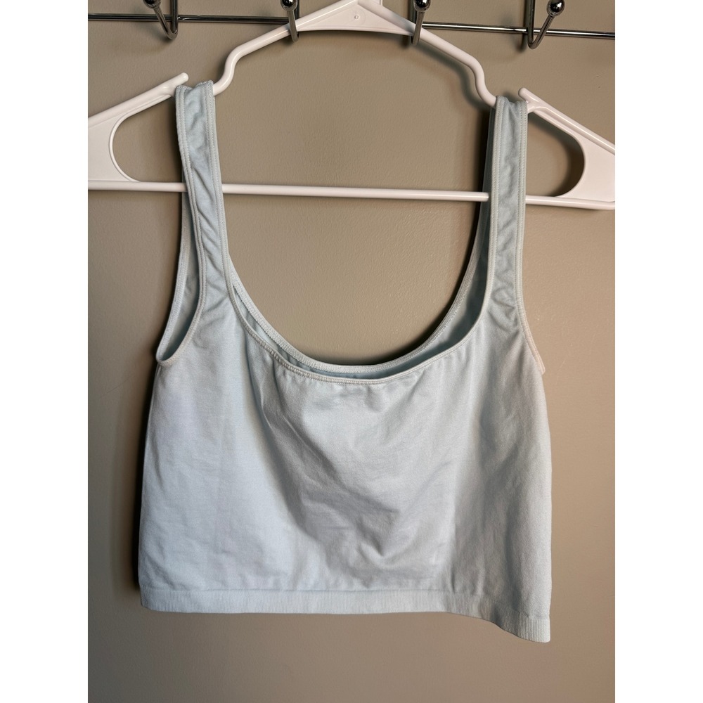 Free People Intimately Crop Tank Top M/L Seamless Boho Coquette Athleisure Fairy
